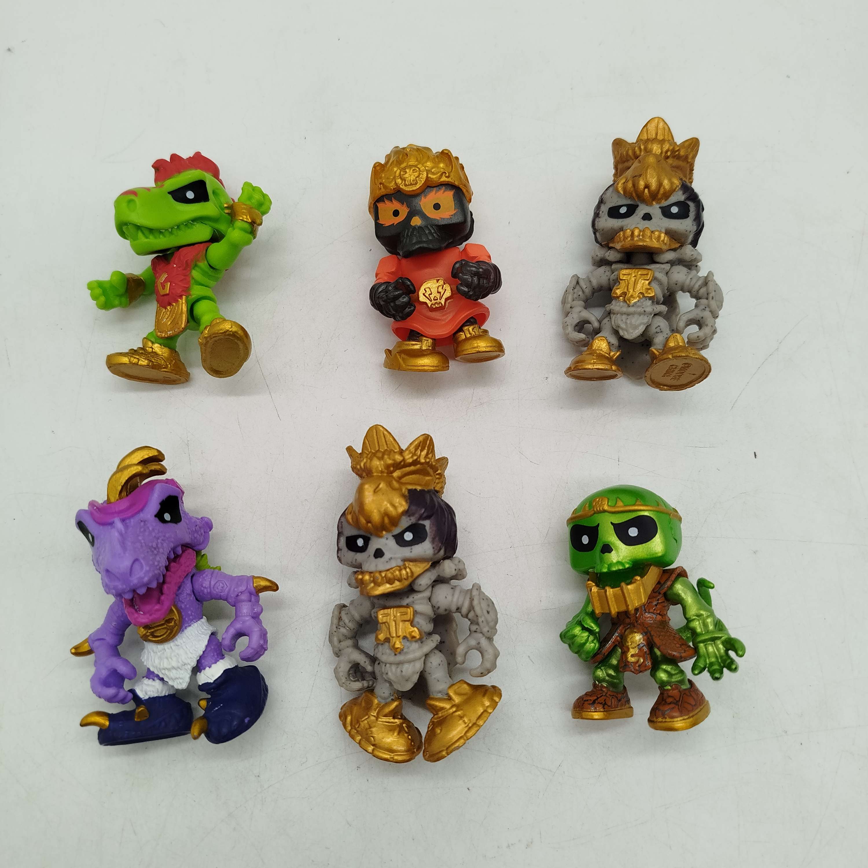 Treasure X Bundle Skelett & Dino 6x Mini Figuren, ab 6 7 8 Jahre | ✅ geprüft